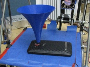 parametric acoustic horns other cellphone freecad python 3d print model - Mito3D