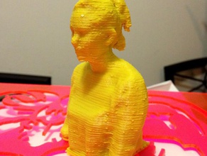 wendy reconstruída outros do busto a cabeça o kinect reconstructme scan digitalizado 3d print model - Mito3D