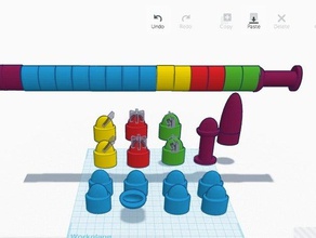 sword chess set other 3d print model - Mito3D