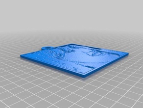 cri iluminado 2d a arte personalizado 3d print model - Mito3D