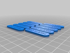 tarjeta card accessori personalizzato 3d print model - Mito3D