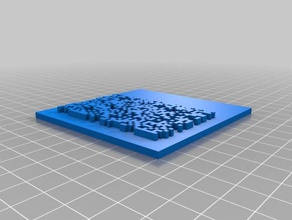 raphaelouzancom código qr organización personalizado 3d print model - Mito3D