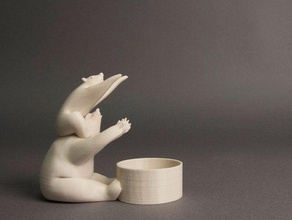 polar bear can handle kitchen dining 3d print model - Mito3D