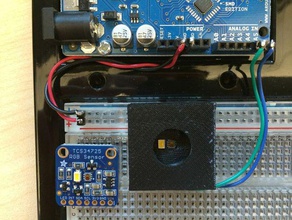 port trou adafruit de couleur rvb capteur l'électronique logement 3d print model - Mito3D
