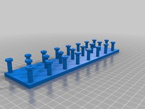 Gummi-band loom - Spielzeug Spiel Zubehör angepasst 3d print model - Mito3D