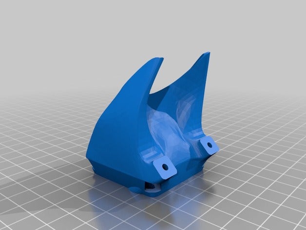 e3d head plus double fan printer parts 3D print model - Mito3D