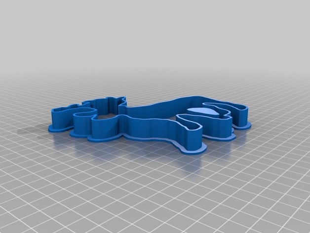 mi imagen personalizada basada en el cortador de la galleta cocina comedor 3D print model - Mito3D