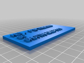 mi personalizados personalizado nombre de la placa otros 3d print model - Mito3D