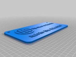 melvin işareti işaretler logoları özelleştirilmiş 3d print model - Mito3D