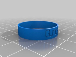 nam los anillos personalizado 3d print model - Mito3D
