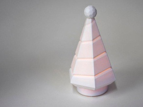 7 arbre de lumière décor 25 jours décisions les fêtes noël faberdashery makerbotornaments thé l'hiver 3d print model - Mito3D