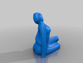 shy lady 170 sculptures 3d print model - Mito3D