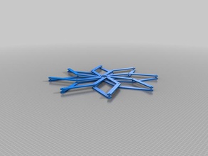 hoberman Yukarı kesimleri inşaat oyuncaklar parametrik 3d print model - Mito3D