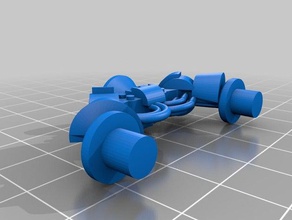 dreadnought jambes jouet jeu accessoires 3d print model - Mito3D
