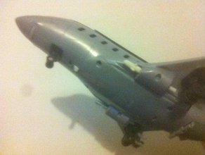 cars 2 jet avion siddeley remplacement de la fusée jouet jeu accessoires 3d print model - Mito3D