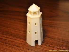 light house other architecture building lighthouse sea sketchup 3d print model - Mito3D
