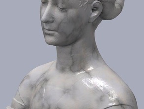 laurana 50k andere 3d blender die Büste weiblich Kopf Skulptur Frau 3d print model - Mito3D