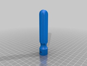 3mm Welle Griff tools angepasst 3d print model - Mito3D