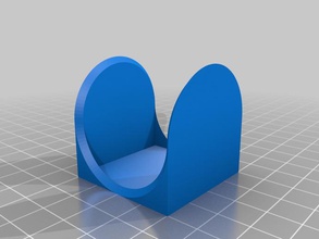 curvy küp diğer kutusu parametrik 3d print model - Mito3D
