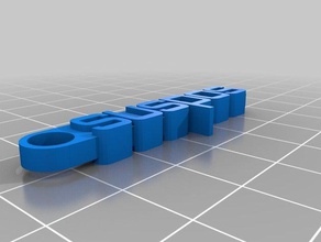suspos keychain organization customized 3d print model - Mito3D