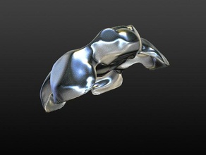 urso esculturas pingente 3d print model - Mito3D