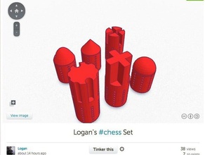 logans Schachspiel andere tinkercad 3d print model - Mito3D