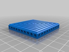 verwindungssteifes, Schach Spiel Brett Platz Steine 3d print model - Mito3D