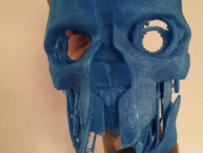 corvos, máscara de dishonored adereços rosto crânio 3d print model - Mito3D
