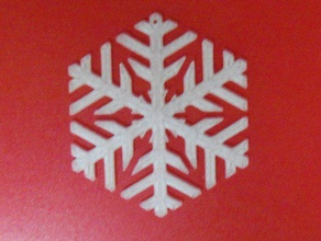 kar tanesi 011 dekor Noel dekorasyon süs kartanesi ağaç 3d print model - Mito3D
