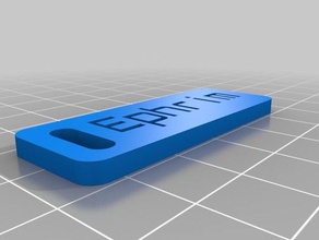 ephrim etiqueta de bagagem organização personalizado 3d print model - Mito3D