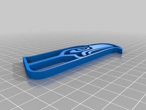 seahawks logo dualextruder signs logos 3d print model - Mito3D