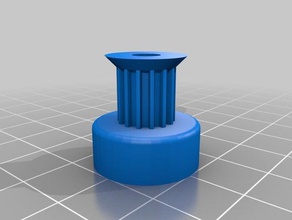 pulley reprap v2 14 Zähne 3d Drucker Teile angepasst 3d print model - Mito3D