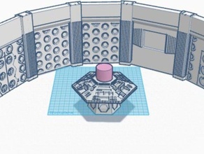 doctor classic 80s tardis console room playsets 3d print model - Mito3D