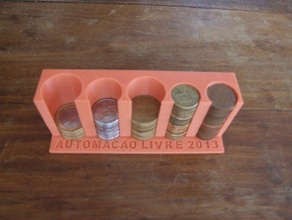 porta moedas i contenitori moneta 3d print model - Mito3D