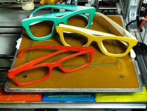 occhiali Stil 1 2 3 Brille Mode bedruckbar ist tragbar 3d print model - Mito3D