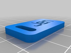 jen organización personalizado 3d print model - Mito3D