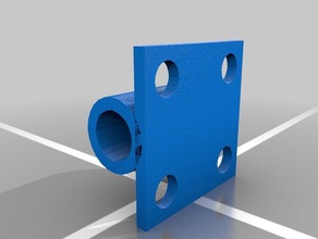 bowden suporte do cabo robótica 3d print model - Mito3D