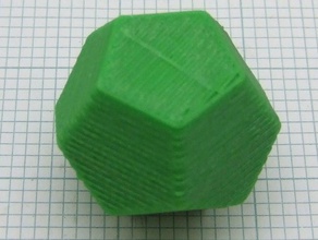 dodecaedro altri 2color 3d per la matematica solido platonico reprap 3d print model - Mito3D