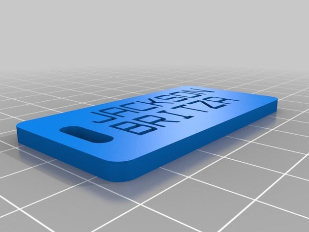 jackson britza 3d model organization customized 3D print model - Mito3D