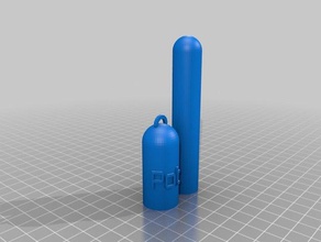 il mio personalizzato parametrico indossabile contenitore slip-on cap pot contenitori 3d print model - Mito3D