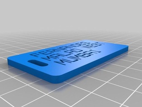 fernandes etiqueta de bagagem organização personalizado 3d print model - Mito3D
