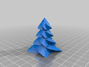 pequeño árbol de navidad 50-4-5-1 decoración la noz adorno personalizado noel 3d print model - Mito3D
