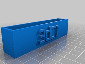 3dci business card holder office customized 3d print model - Mito3D