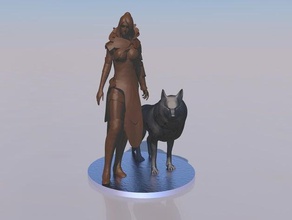 eir stegalkin garm guildwars2 sculptures arena battle character fiegur game games gaming girl guild wars human knight mmo play rip roll spiele 3d print model - Mito3D