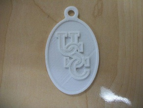 usc key fob keychains 3d print model - Mito3D