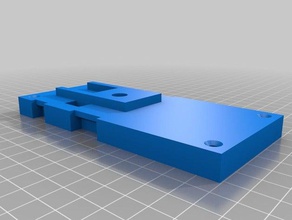 steves extruder adapter rostock max 3d printer parts seemecnc 3d print model - Mito3D
