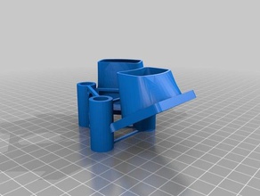 e3d mount rostock fans printer parts max pla seemecnc 3d print model - Mito3D