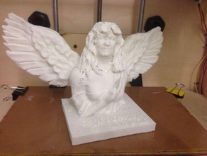 mia moglie angelo-busto persone 3d print model - Mito3D