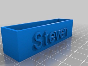 stevens caixa office personalizado 3d print model - Mito3D