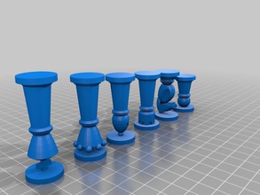 upside-down chess other tinkercad 3d print model - Mito3D